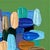 Contemporary All Is Well - Original Textured Abstract Acrylic and Glitter Painting on Canvas by Shiri Phillips For Sale - Image 3 of 9