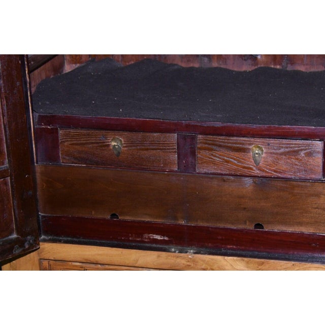 19th Century Ming Style Chinese Cabinets or Armoires - a Pair For Sale - Image 9 of 12