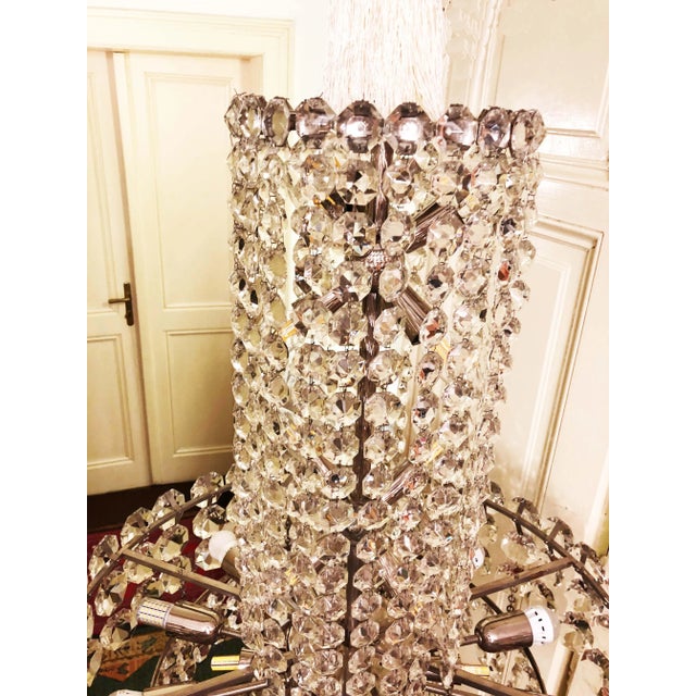 Large Crystal Chandelier from Bakalowits & Söhne, 1960s For Sale - Image 9 of 18