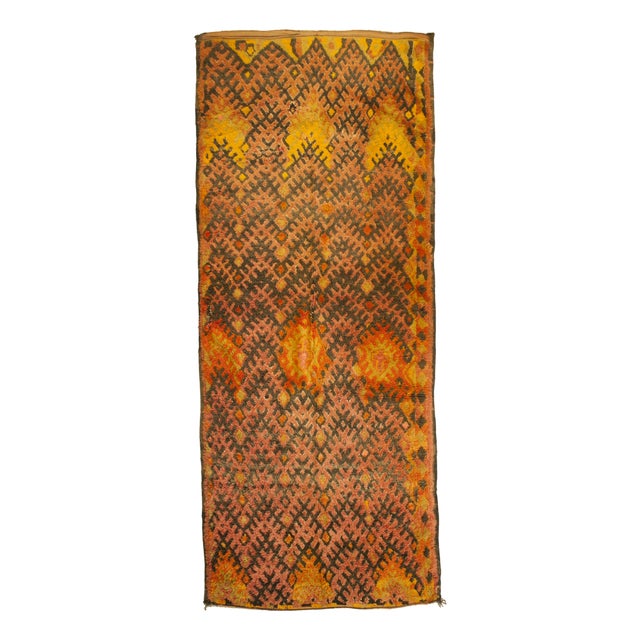 Talsent Berber Rug in Wool, Morocco, 1950s For Sale