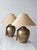 Ceramic Pair of Vintage Chinoiserie Style Gilt Ceramic Table Lamps For Sale - Image 7 of 18