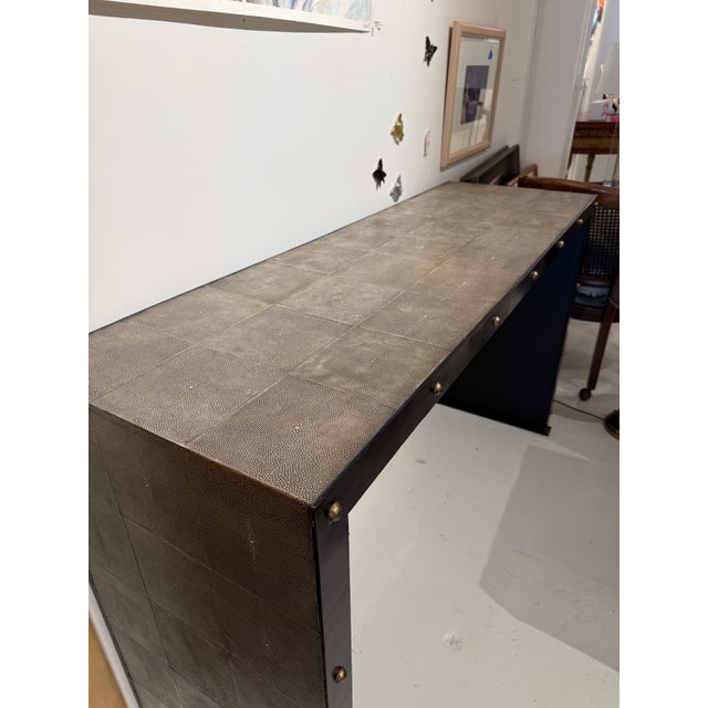 Industrial Console Table (Walter E Smithe) For Sale - Image 10 of 10