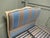 Blue French Silk Upholstered Château Double Bed, 1920s For Sale - Image 8 of 9