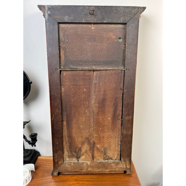 Fine Antique Federal Period Tiger Maple Two Panel Mirror C. 1820 For Sale - Image 11 of 11