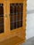 Wood Licentia Møbler Oak Glass Bookcase With Scalloped Edges Danish Mid-Century Modern 1970s For Sale - Image 7 of 11