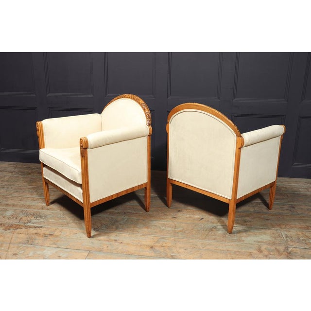 Set of French Art Deco Armchairs by Paul Follot, 1925 For Sale - Image 4 of 18