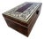 One of a Kind Artist Painted Decorative Red Faux Tortoise Box For Sale