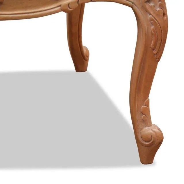 Wood Early 18th Century Vintage Louis XV French Handvarved Armchair For Sale - Image 7 of 7