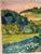 Mid Century "Napa Valley Landscape" Watercolor on Paper For Sale - Image 4 of 5