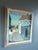 Mid-Century Modern 'Walking Home Together' Vintage Original Swedish Naïve Style Street Scene Oil Painting, Framed For Sale - Image 4 of 12