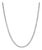 14k White Gold 4-Prong 9.83ctw Lab Grown Diamond Tennis Chain Necklace For Sale