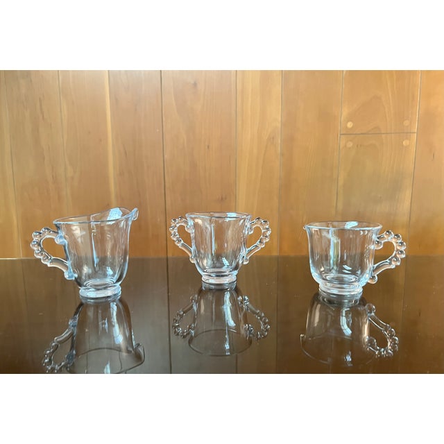 Mid 20th Century Vintage Imperial Candlewick Serving Set - 7 Piece For Sale - Image 5 of 12