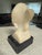 Art Deco Early 20th Century Italian Marble Bust of Girl Child Italian Art Deco Alabaster For Sale - Image 3 of 7