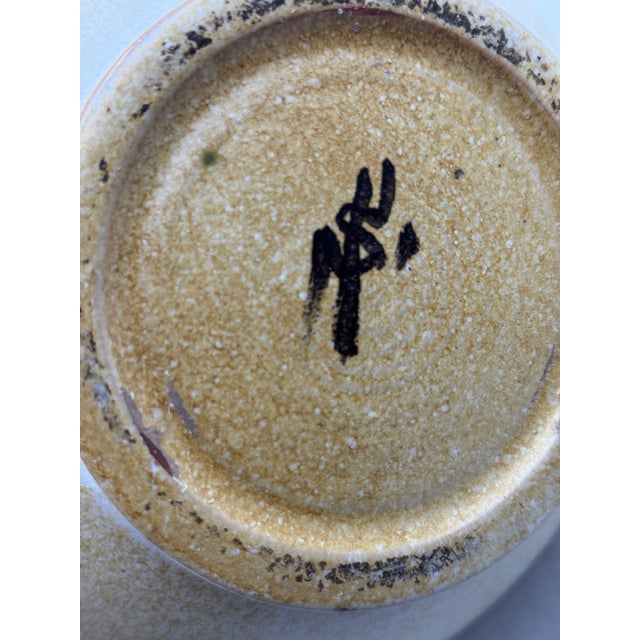 Vintage Japanese-Style Vase by Jacques Serres, 1950s For Sale - Image 6 of 8