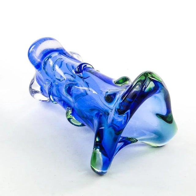 Vase by J. Hospodka for Chribska Glassworks, Czechoslovakia, 1960s For Sale - Image 6 of 11