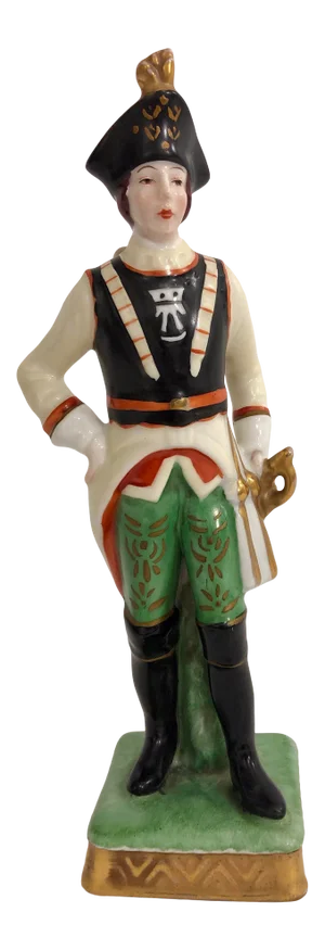 Capodimonte Porcelain Statue of a French Imperial Soldier