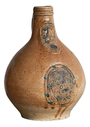 Antique German Jug in Salt Glazed Stoneware