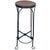 Early 20th Century Early 20th Century Late Victorian Ice Cream Parlor Oak & Iron Bar Stool For Sale - Image 5 of 7