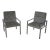 Pair Mid Century Modern Steel Armchairs For Sale