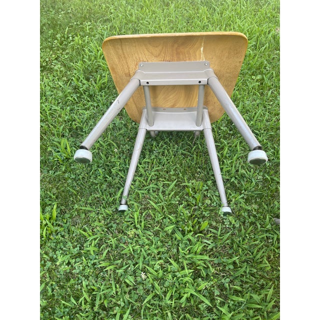 American Mid 20th Century American Seating Co. Set of 3 Wooden Accent Chairs For Sale - Image 3 of 11