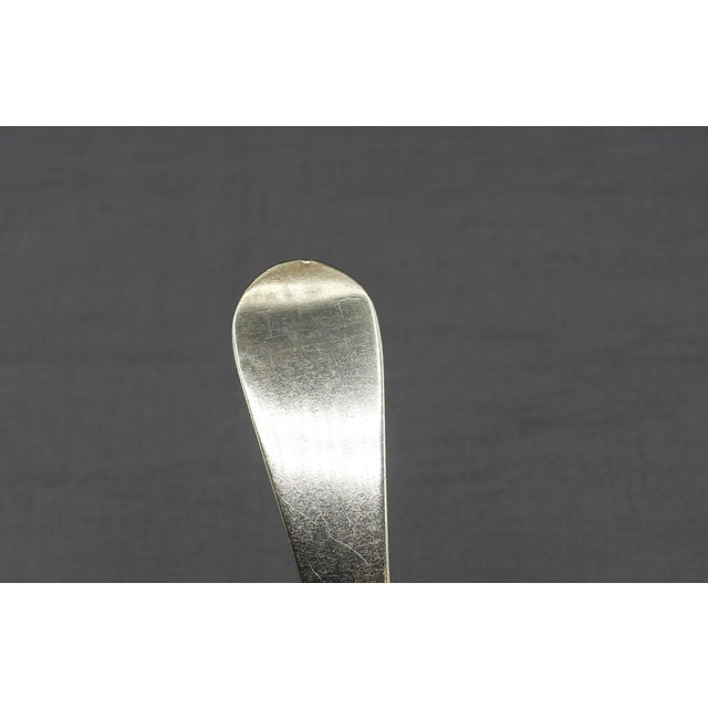 Late 18th Century Set of Five Coin Silver Tablespoons by Samuel Browne For Sale - Image 4 of 4