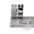 18k 750 Solid White Gold Natural Diamond Huggie Hoop Earrings, Pair For Sale - Image 12 of 12