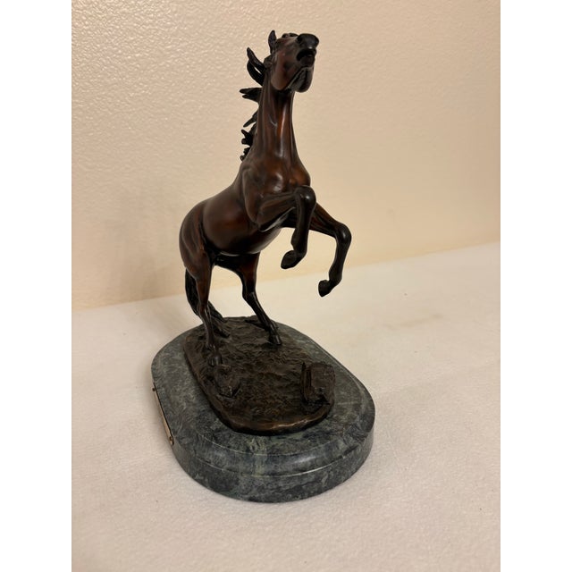 1990s 1990s Boise State University Bronco, Bronze Sculpture - #21/200, (Limited Edition by Dr. Roy Harris) For Sale - Image 5 of 8