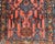 Antique Persian Lilihan Rug in All-Over Design in Jewel Tones and Pink Field For Sale - Image 9 of 11