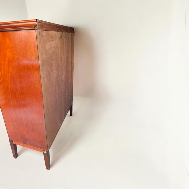 Danish Art Deco Buffet with Brass Applications, 1940s For Sale - Image 9 of 14