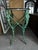 Victorian Vintage Praying Man Ornate Pedastal/Accent Table Metal and Base For Sale - Image 4 of 10