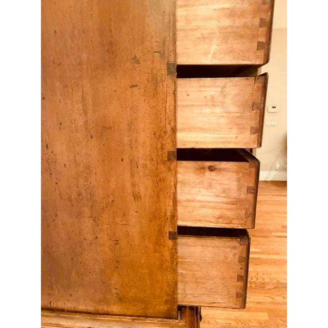 Late 18th Century Queen Anne Maple Chest-on-Chest For Sale - Image 4 of 5