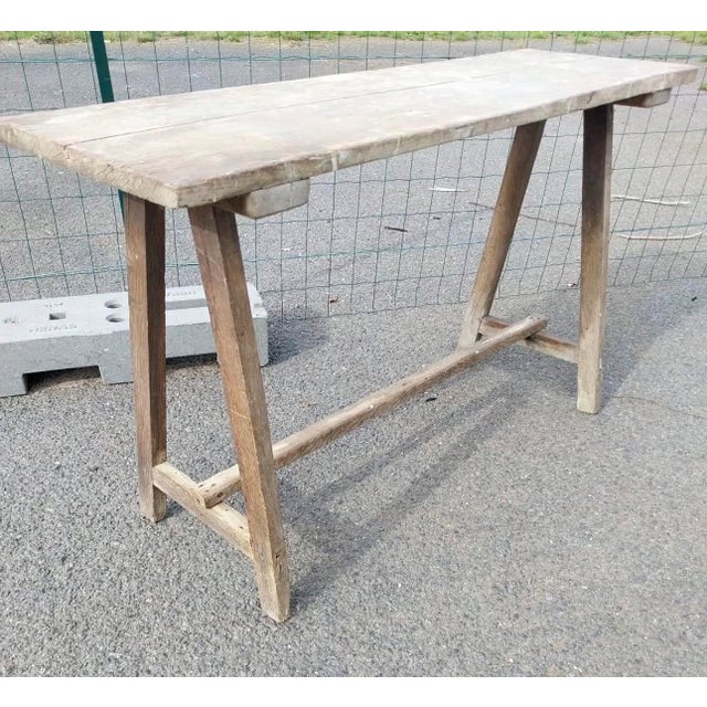 French Laundry Table, 1880 For Sale - Image 4 of 9