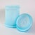 Portuguese Light Blue Opaline Jar, 1960s For Sale - Image 4 of 15