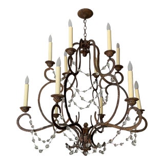 Niermann Weeks Avignon 10 Light Chandelier For Sale