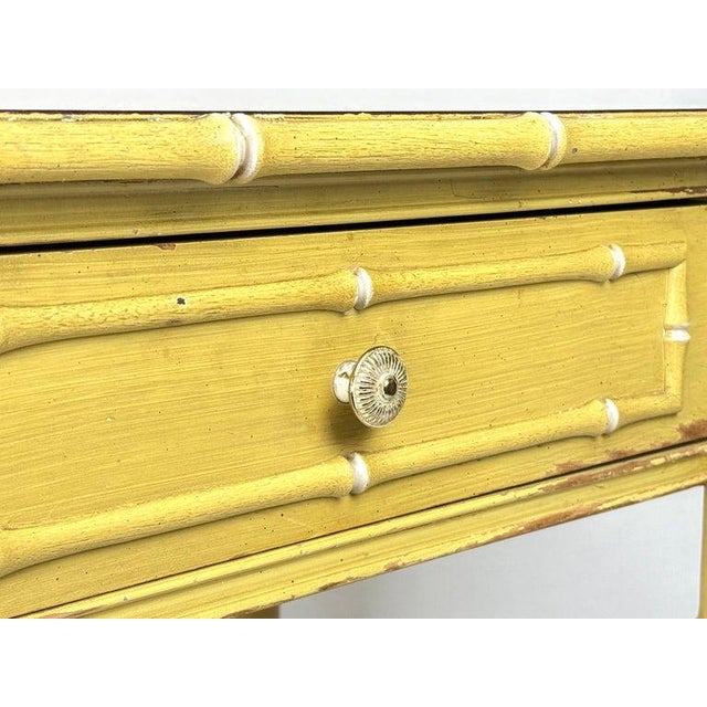 Thomasville Allegro Faux Bamboo Table or Nightstand For Sale - Image 9 of 12
