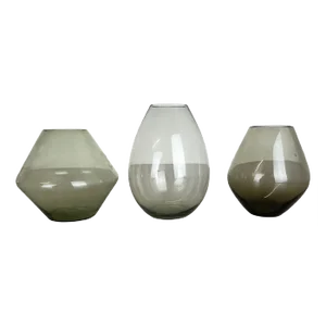 Turmalin Vases Attributed to Wilhelm Wagenfeld for WMF, Germany, 1960s, Set of 3