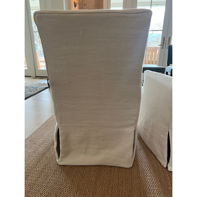 2020s Custom Lee Industries Dining Chairs - Head Chairs- Set of 2 For Sale - Image 5 of 6