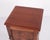 1940s Bedside Table in Dark Wood with Brass Mounts and Tapered Legs, 1940s For Sale - Image 5 of 12
