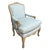 1990s 18th C Style Dennis & Leen Fauteuil Arm Chair 1 of 2 For Sale - Image 5 of 7
