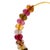 Rainbow Tourmaline Half Moon Hoops, Pair For Sale - Image 4 of 6