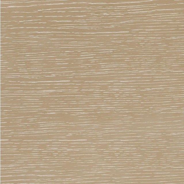 Dresser in Washed Oak Veneer and Bronze Finish For Sale - Image 6 of 8