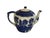 Antique Allertons Ltd Blue Willow 5.5 Cup Teapot with Matching Lid Made in Staffordshire England c. 1929-1942 Approx. 1 ¼"...
