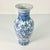Chinoiserie 1980s Vintage Chinoiserie Boho Chic Hollywood Regency Light Blue & White Vase For Sale - Image 3 of 11