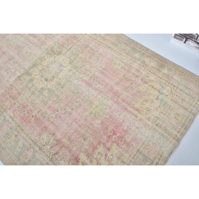 1950s 1950s Oushak Home Living Rug For Sale - Image 5 of 10