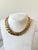 Beautiful quality vintage 1980s gold plated link chain, 16 inches