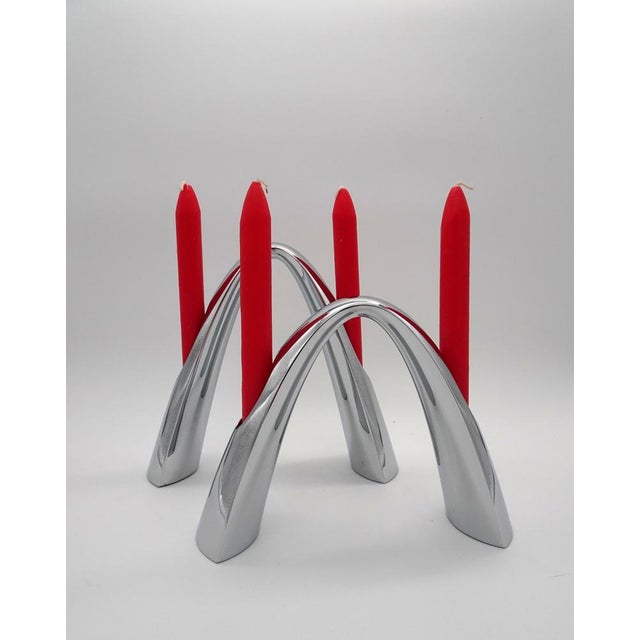 Twillight Candlesticks by Steve McGugan for Stelton, Denmark, 2008, Set of 2 For Sale - Image 4 of 14