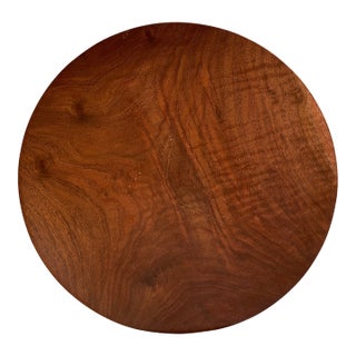 Bob Stocksdale Black Walnut Platter for "Mom and Dad" Circa 1965 For Sale