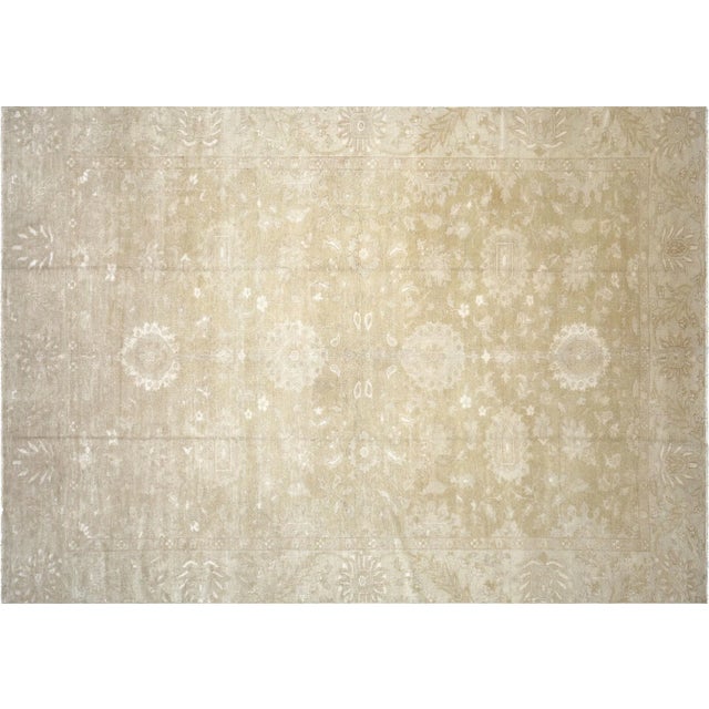 1980s Egyptian Sultanabad Rug - 9' X 12'5" For Sale In Los Angeles - Image 6 of 6