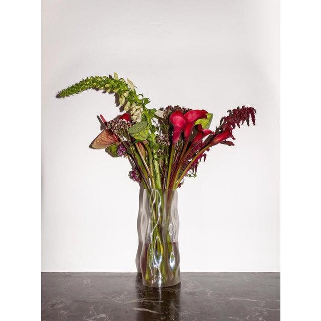 Tall Amber Magma Vase by Mana For Sale - Image 6 of 9