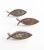 Vintage Copper & Abalone Shell Fish Buttons - Set of 3 For Sale - Image 4 of 5